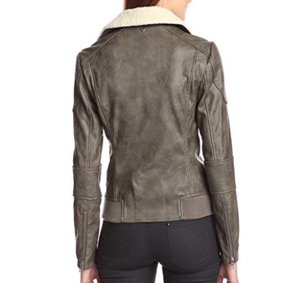 sam edelman // faux leather sherpa moto jacket - Picture 2 of 3